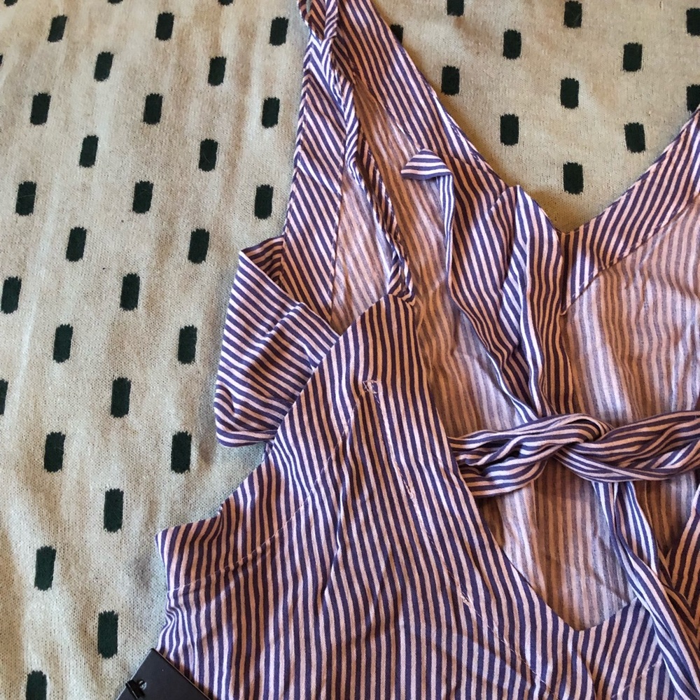 Pinstripe tank top